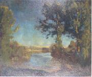 Otto Reiniger Neckar landscape Spain oil painting artist